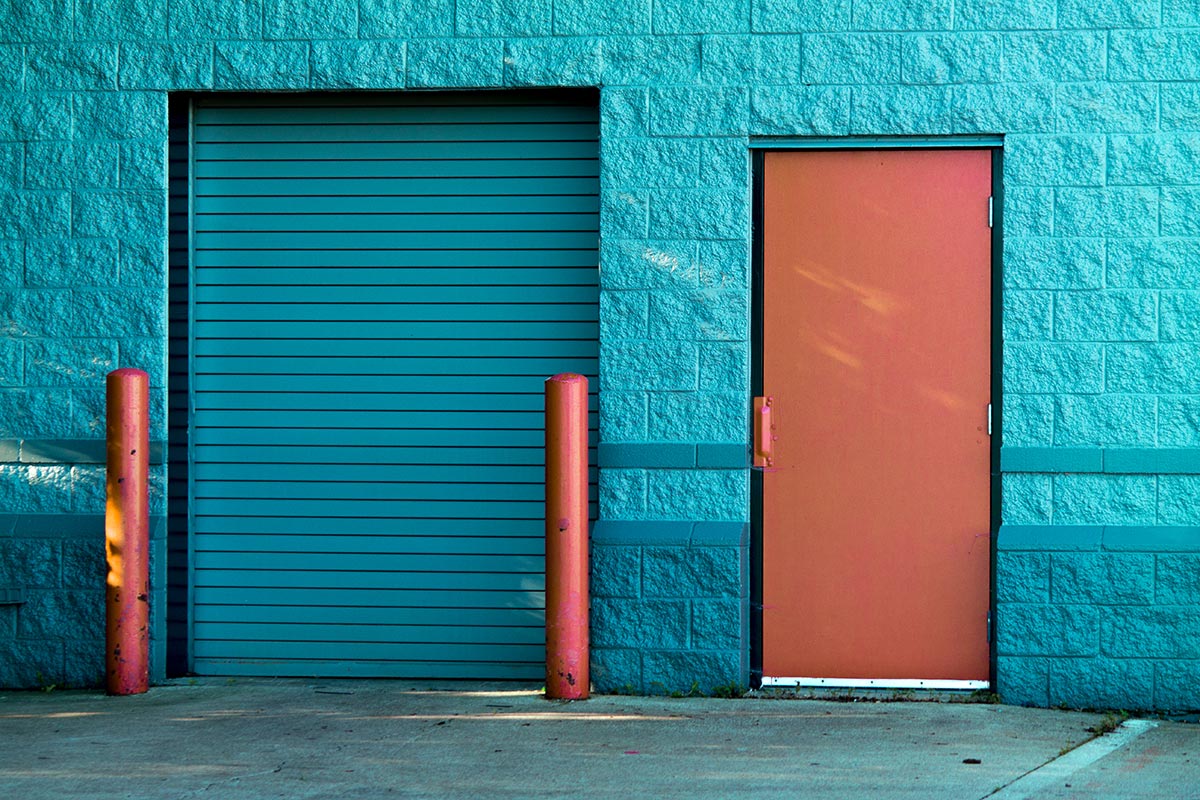 red-door-orange-door-shutter-wall-teal-green-1421979-pxhere