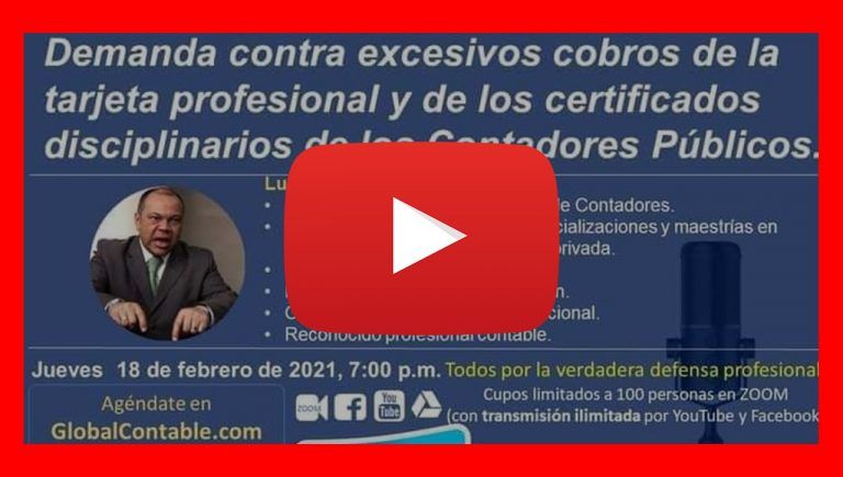 Demanda contra excesivos cobros de la tarjeta profesional y de certificados disciplinarios de los contadores 6 20210218