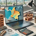 DALL·E 2024-12-18 10.40.13 - A realistic and professional depiction of Concepto 974 of 8-11-2024 focusing on the VAT exemption for sales of construction materials. The scene inclu