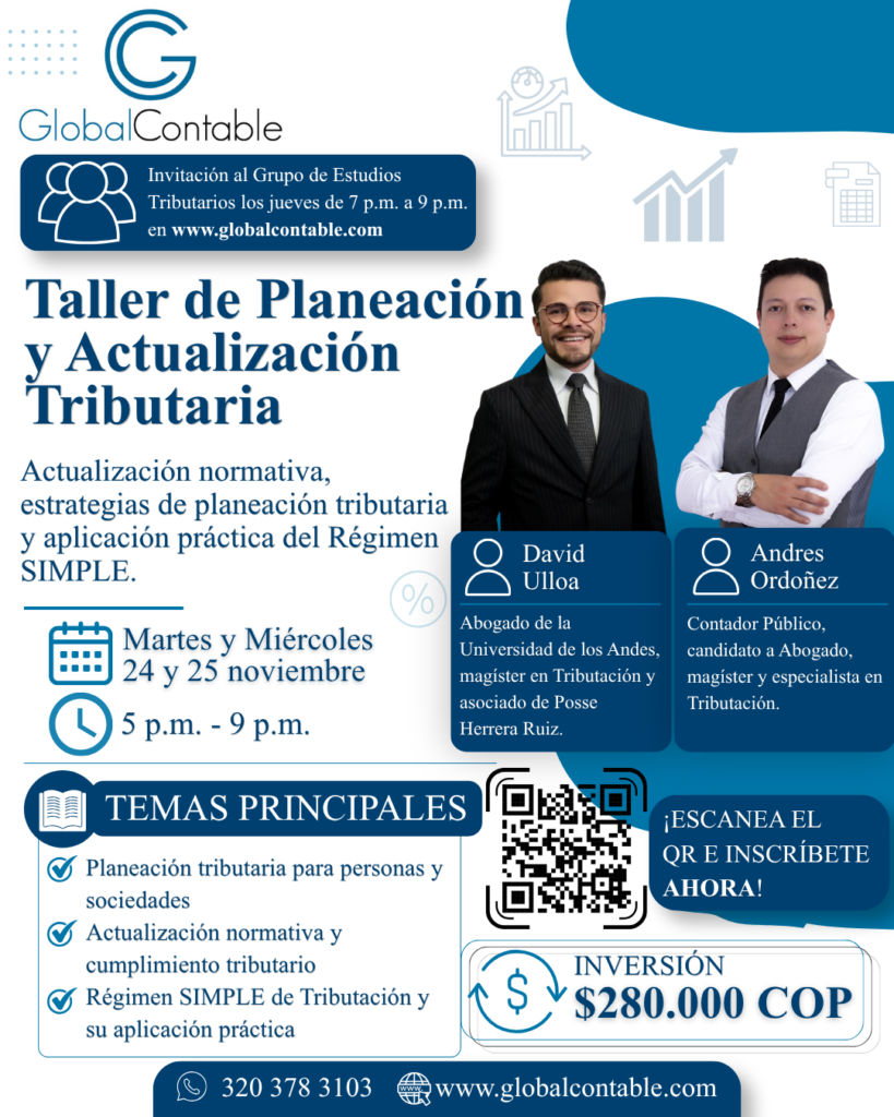 Módulo 12: Taller de Planeación y Actualización Tributaria